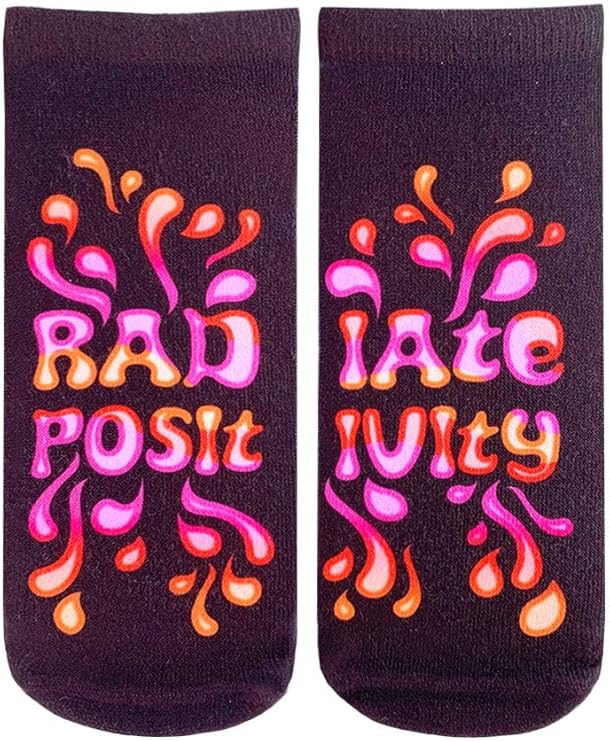 living royal 7506a radiate positivity 脚踝袜,7.5 英寸长